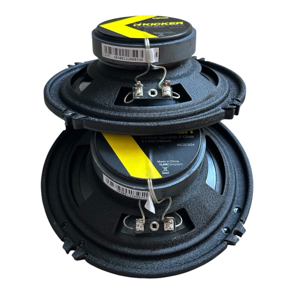 Kicker CSC65 46CSC654 Coaxial 4-Ohms 6.5" 2way Car Audio Speaker Pair - Picture 6 of 12
